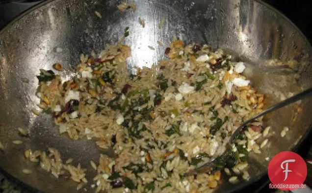 Salada De Espinafre E Orzo
