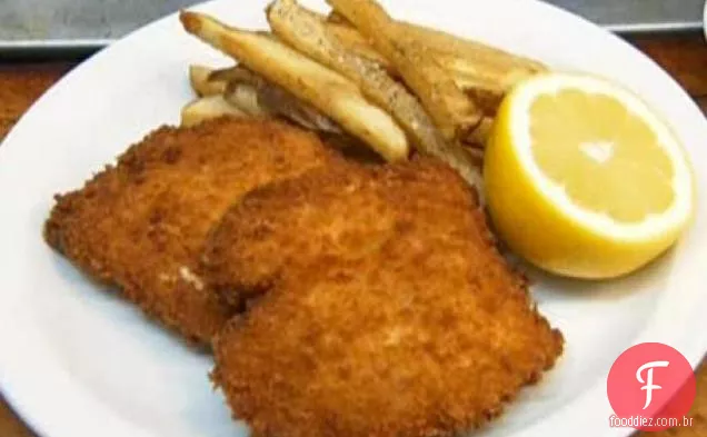 Peixe e batatas fritas da Califórnia