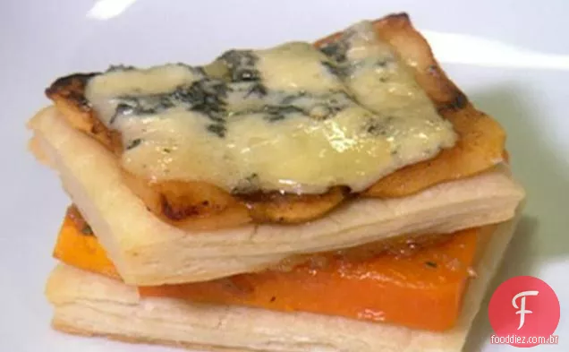 Abóbora assada e Torta de maçã