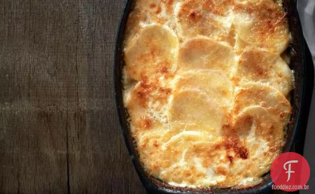 Batatas Sálvia Gratinadas