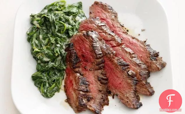 Bife Com Espinafre Parmesão