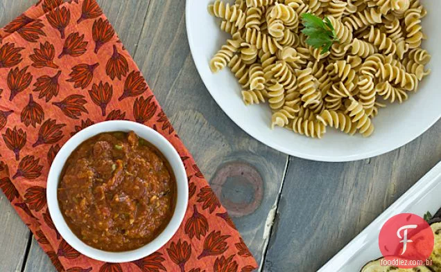 Molho Vegetariano Assado Puttanesca