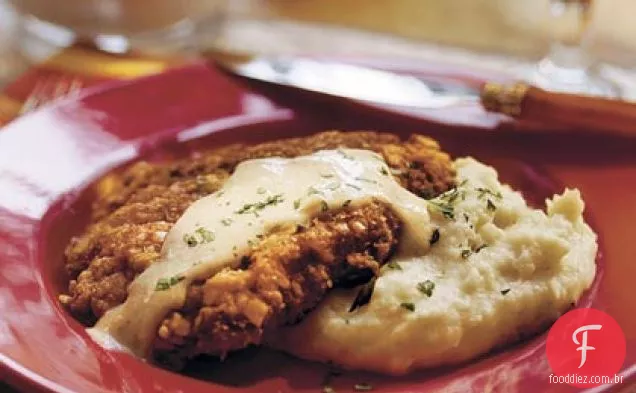 Bife Frito Com Frango