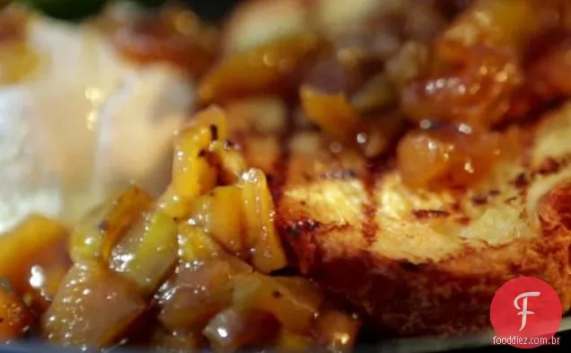Caramelo Grelhado Maçã Brioche Sundae
