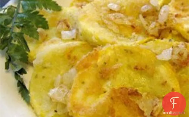 Abóbora Frita Com Queijo
