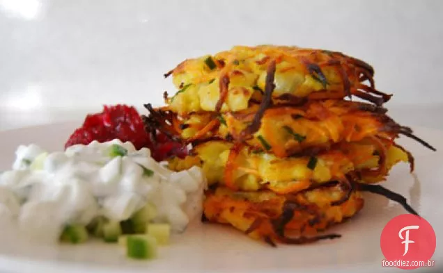 Couve-Flor Batata Doce Latkes