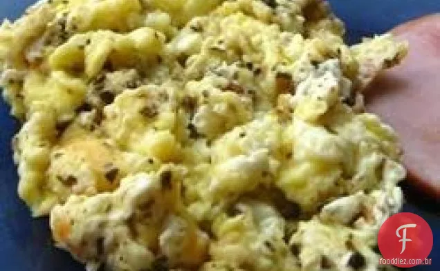 Pesto Ovos Mexidos