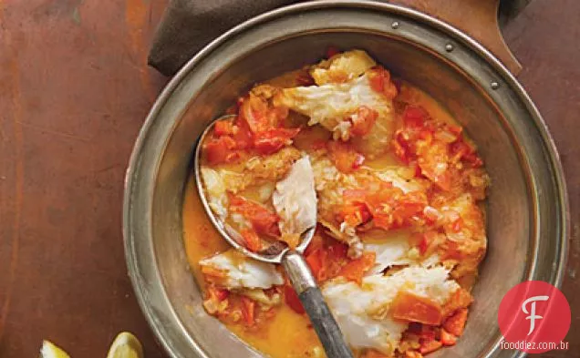 Peixe em caril de coco (Mtuzi wa Samaki)