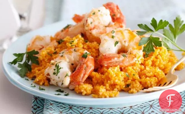 Scampi no cuscuz