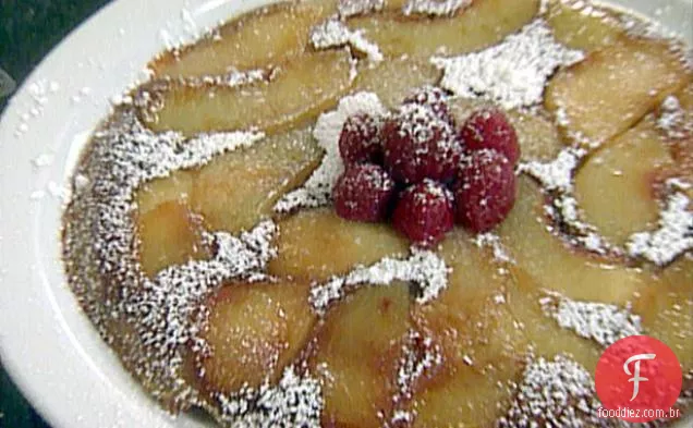 Babcock pêssego ou Braeburn maçã panqueca Tatins
