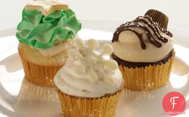 Chocolate Manteiga De Amendoim Bola Cupcake