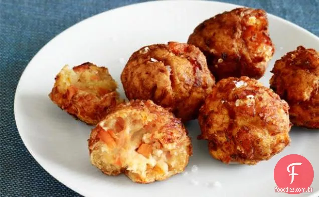 Croquetes de salmão da Mama Kaye
