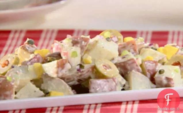 Salada De Batata Vermelha Cremosa