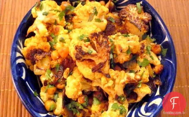 Couve-Flor Torrada Com Curry