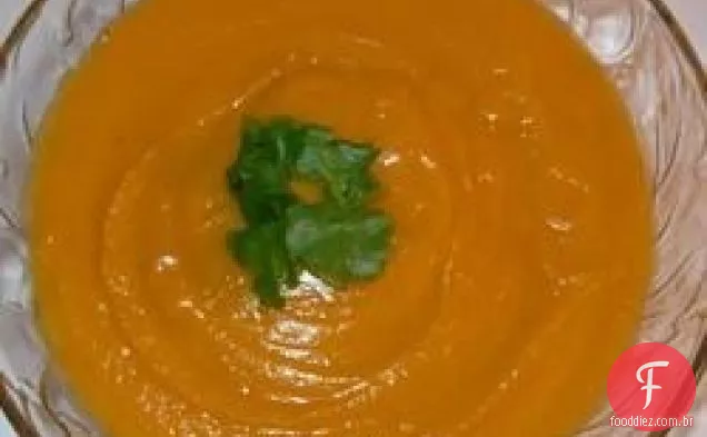 Butternut Squash-Batata Doce Gengibre Bisque