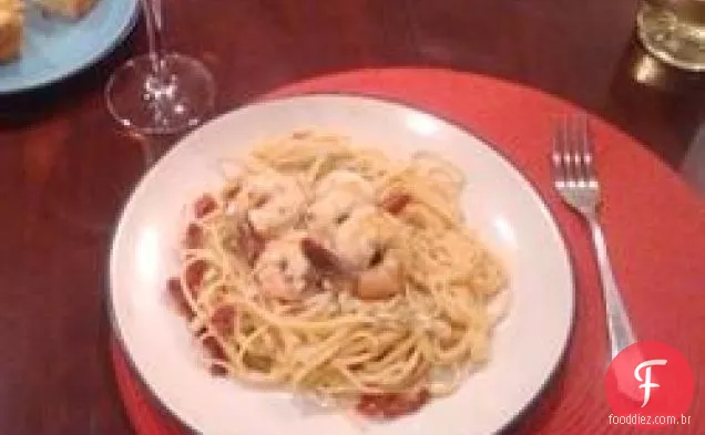 Linguine Camarão Alho