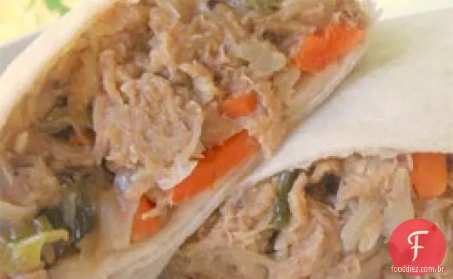 Tortilla Moo Shu Pork