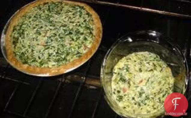 Quiche De Espinafre Tofu Sem Ovo