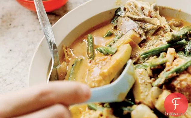Curry de peixe com Tamarindo