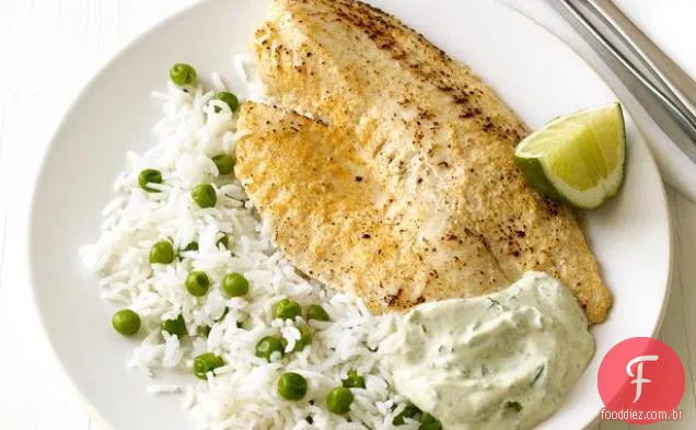 Tilápia Masala Com Arroz