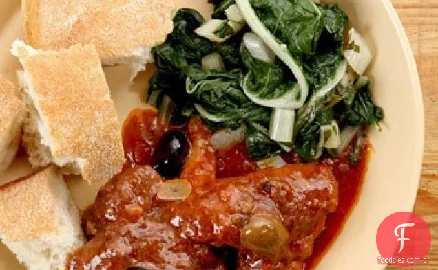 Ensopado de frango do caçador