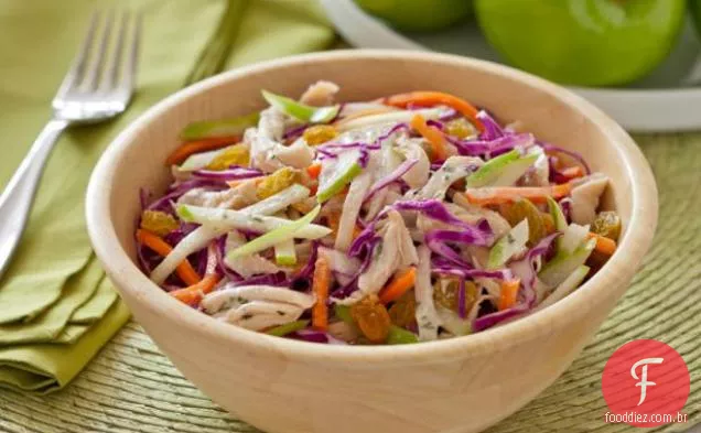 Sunny's Apple-Chicken Ranch Slaw