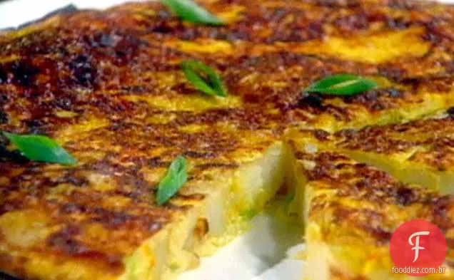 Omelete De Açafrão De Batata