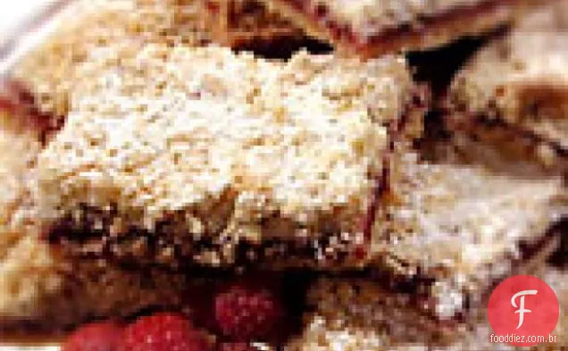 Shortbread de framboesa Austríaco de Lydia