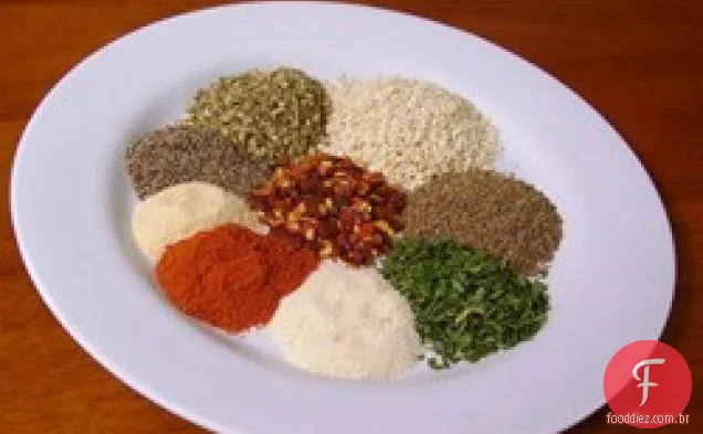 Mistura Picante Sem Sal Do Tempero Da Erva