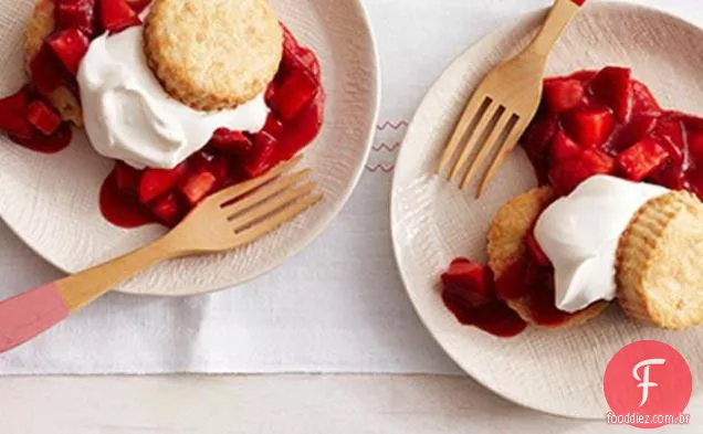 Shortcakes De Morango Gengibre