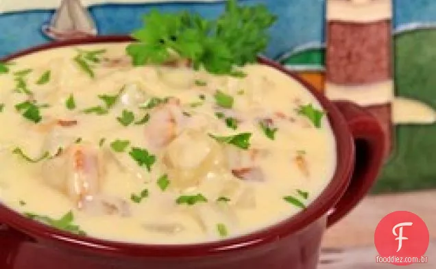 Sopa de batata em sete minutos
