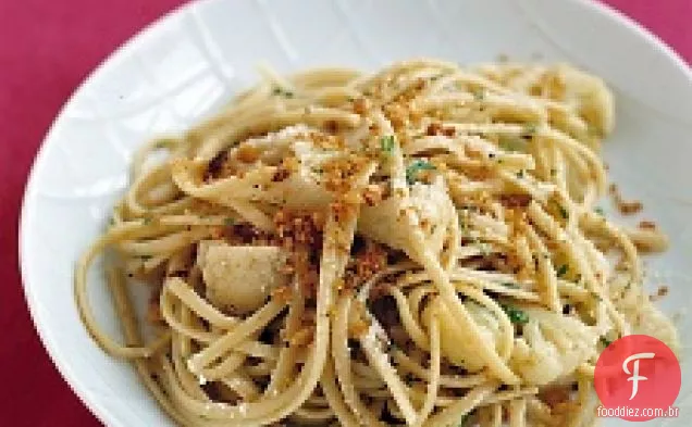 Linguine Com Couve-Flor E Manteiga Marrom