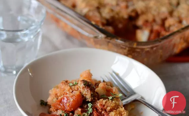 Couve-Flor E Caçarola De Linguiça De Frango