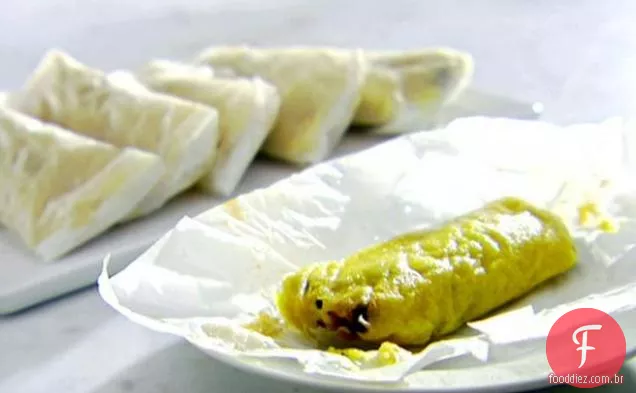 Feijão e queijo Tamales
