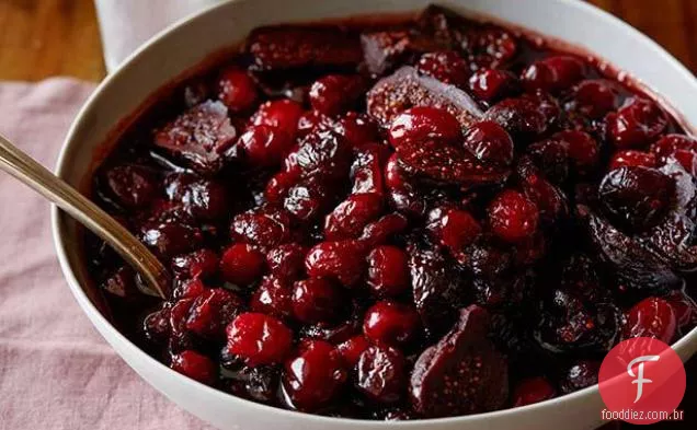 Molho de Cranberry com Pinot e figos