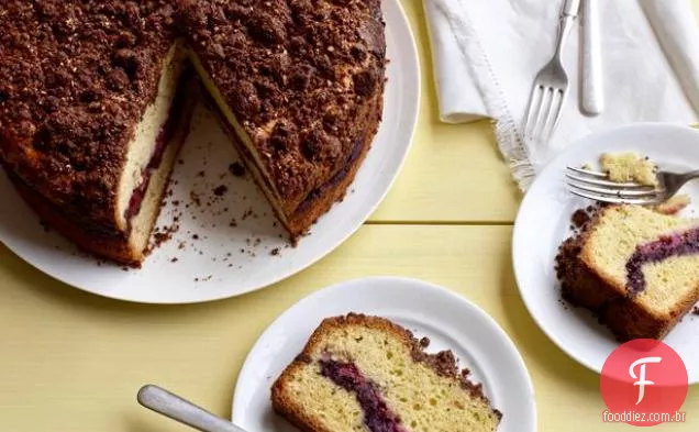 Bolo De Café Cereja-Chocolate