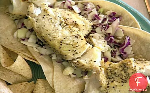 Tacos de Mero: tacos de alabote