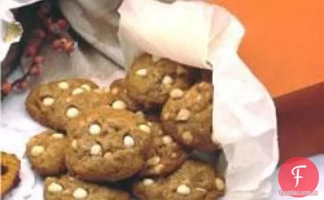 Biscoitos De Abóbora Com Chip Branco De Macadâmia