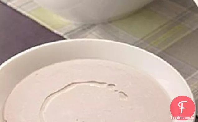 Sopa De Couve-Flor Roxa Com Óleo De Noz