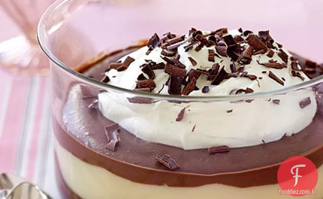 Pudim De Chocolate Duplo