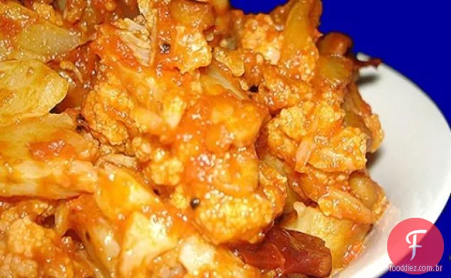 Couve-Flor-Gobi-Estilo Indiano
