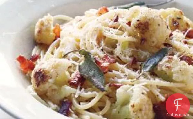 Receita De Macarrão Com Bacon E Couve-Flor