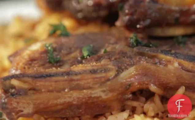 Costelas Seul-ful com arroz