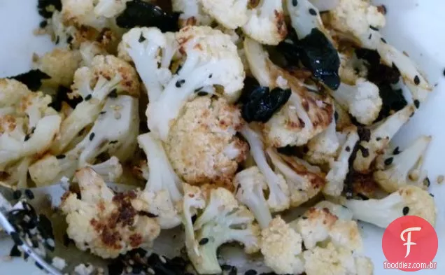 Couve-Flor Assada Com Gergelim Com Nori