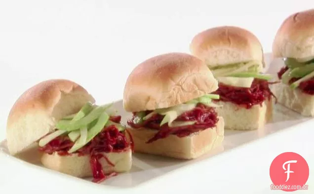 Cranberry BBQ Sauce Turkey Sliders