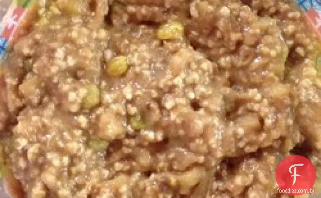 Fogão Lento Canela Maçã Aço Cortar Aveia
