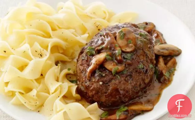Salisbury Bife Com Cogumelos