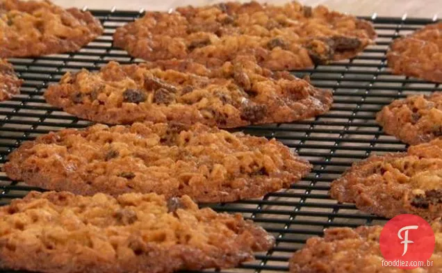 Biscoitos De Aveia Com Passas