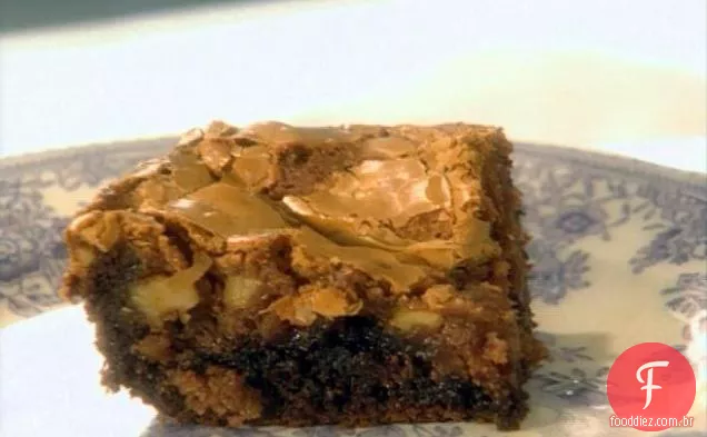 Bolos De Manteiga Pegajosos De Chocolate Duplo