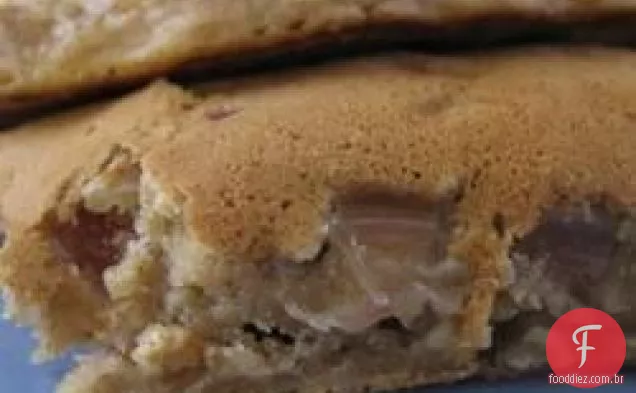 Panquecas De Ruibarbo De Aveia